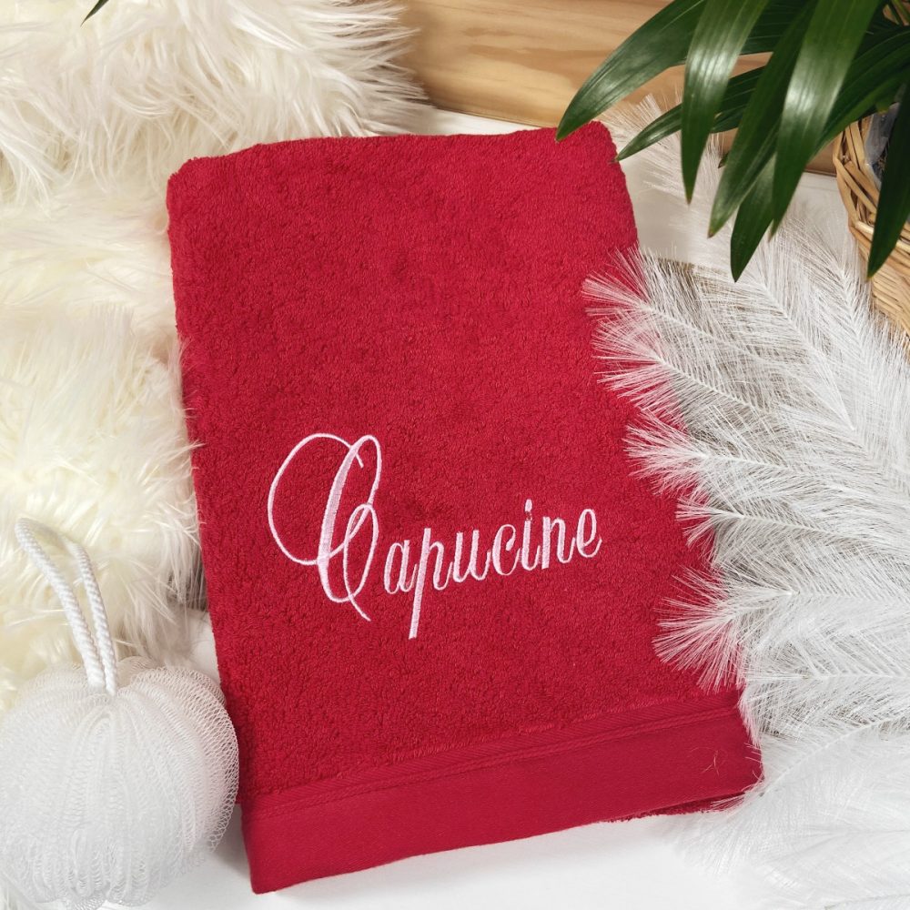 meilleur broderies personnalisées serviette personnalisée Princesse