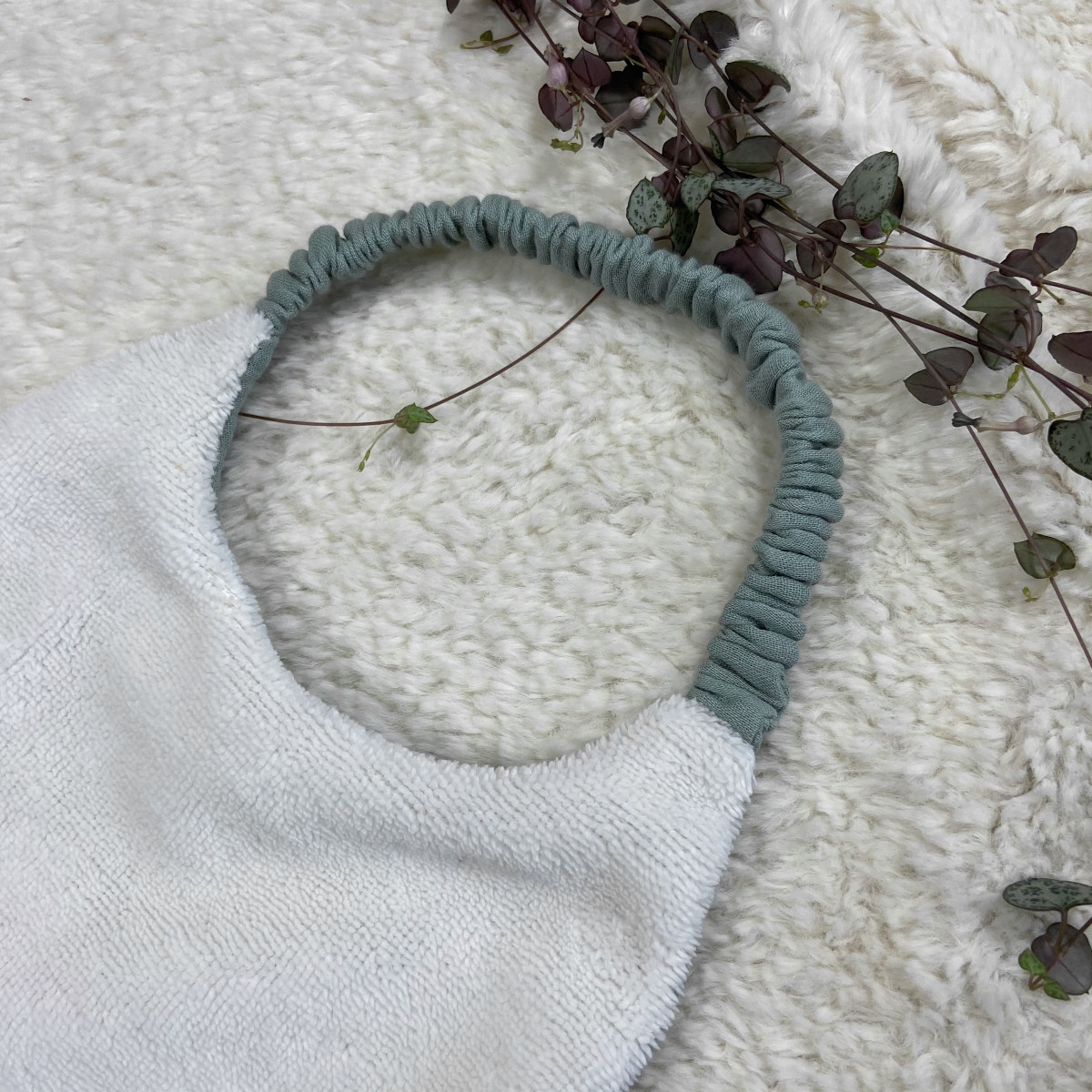 bavoir maternelle personnalisé vert