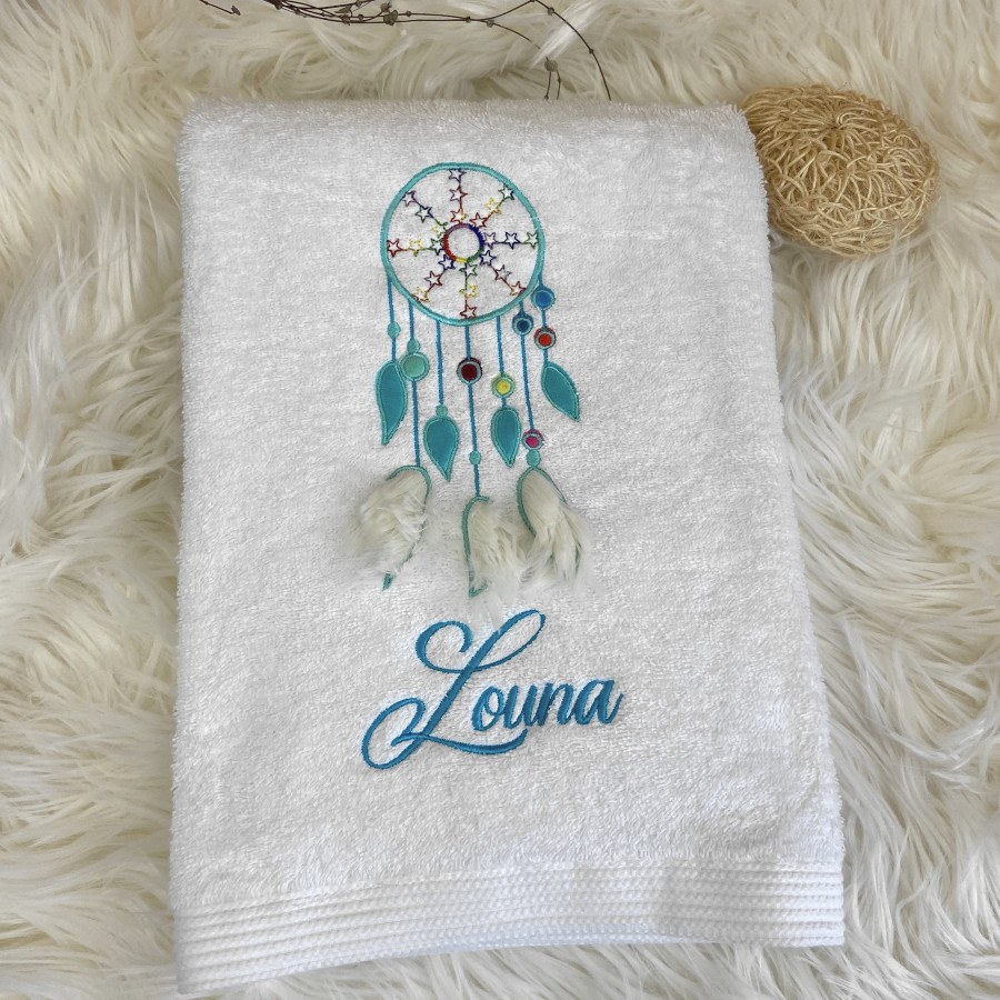 Attrape rêve broderie personnalisée