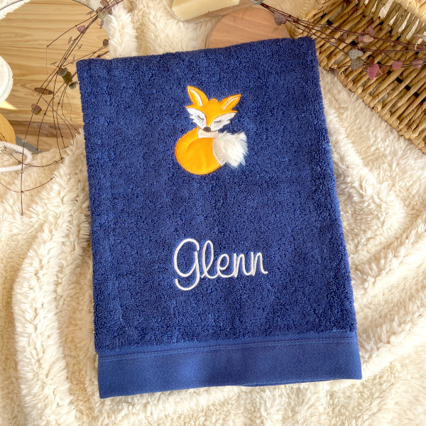 drap de douche marine renard